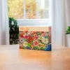 Puzzle Ravensburger Feel Well & Puzzle - Kwiatowe Okno, 100 elementów, elementy dotykowe