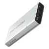 Przenośny akumulator zielony Cell BPLGC20P 20800 mAh litowo-jonowy, USB-C PD 65W, 2x USB-C + 1x USB-A, aluminiowa obudowa