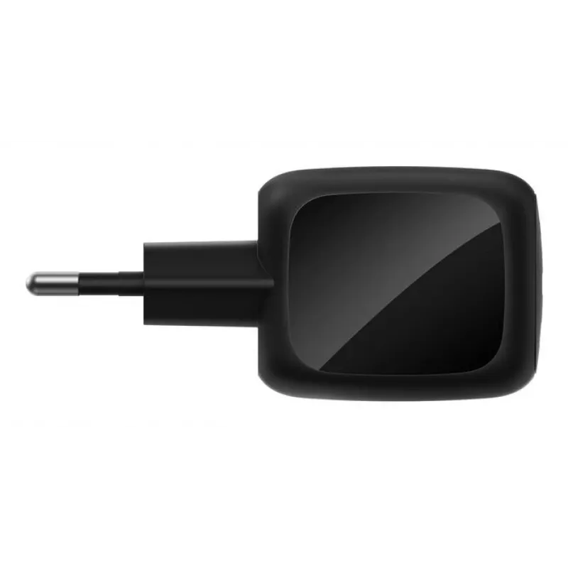 Szybka ładowarka sieciowa Belkin WCH019kqBK — 2× USB‑C, czarna, zabezpieczenia OVP/OC/OT/SC