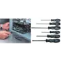Narzędzie ESD C.K Tools T4741S-ESD — antystatyczny precyzyjny śrubokręt, czarno-żółty