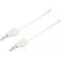 VOLTCRAFT Przewód pomiarowy [Wtyk 4 mm - Wtyk 4 mm] 1,5 m Biały MSB-300 (MSB-300-1.5-WS)