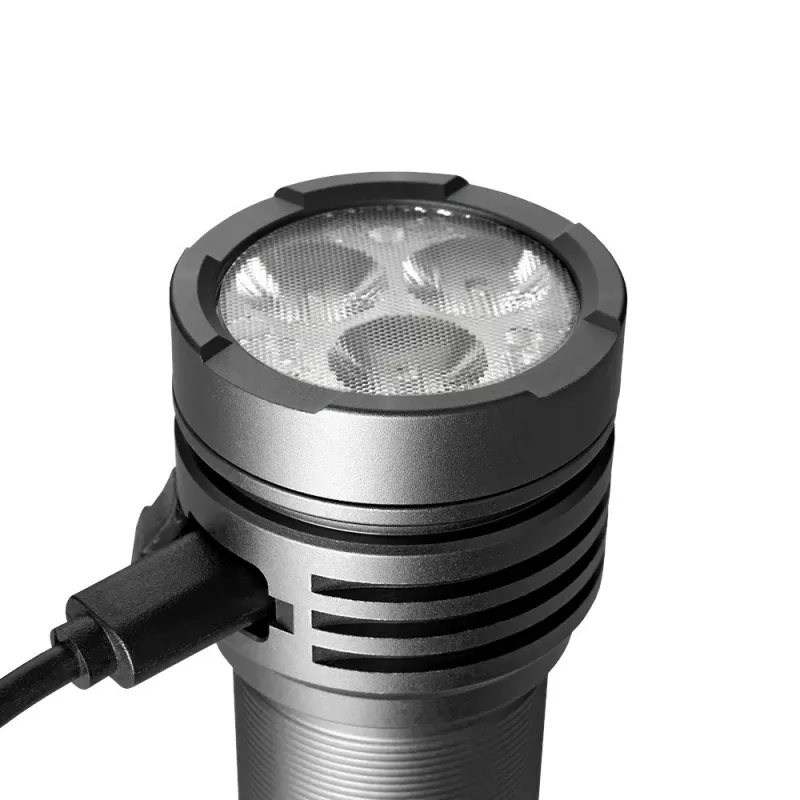Latarka LED everActive LUMINATO R FL-3300R — 3300 lumenów, akumulatorowa