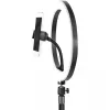 LogiLink Smartphone-Ringlicht-Stativ mit Fernauslöser für Smartphone von 10,16 cm - 17,78 cm (4 - 17,80cm (7)), - 1 Stück (AA0152)