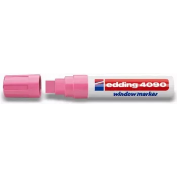 Marker kredowy Edding 4090 ścięty różowy