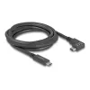 DeLOCK Kabel USB Typu C męski na USB Typu C męski kątowy 2m 5Gbps 4K PD 60W