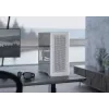 APNX PC Midi Tower C1-R-WT-v1 — Biały, obsługuje ATX/Micro-ATX/Mini-ITX, zainstalowane 3 wentylatory przednie 120 mm, 3 zatoki 3,5 cala + 3 zatoki 2,5 cala, 2x USB 3.2 Gen1