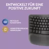 Klawiatura Logitech Wave Keys Office RF Bezprzewodowa + Bluetooth QWERTZ Grafitowa