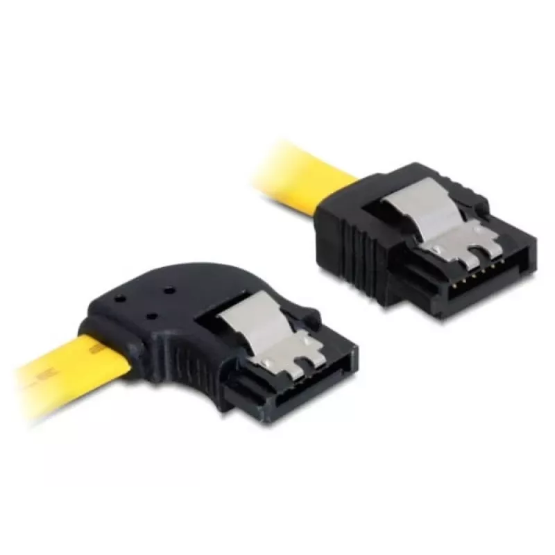 Kabel SATA męski/męski DeLOCK 82824 0,3 m żółty