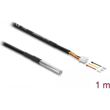 Kabel czujnikowy/aktuatora DELOCK 91386, 1 m, wtyk męski, czarny