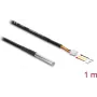 Kabel czujnikowy/aktuatora DELOCK 91386, 1 m, wtyk męski, czarny