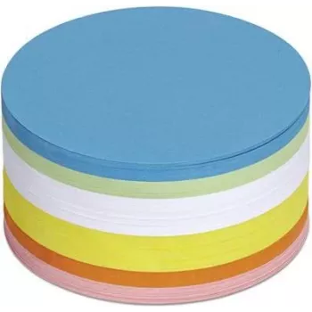 Maul Karty Moderacyjne 6394499 Okrągłe Ø 9,5 cm Białe, Żółte, Pomarańczowe, Czerwone, Zielone, Niebieskie, 250 szt. (6394499)