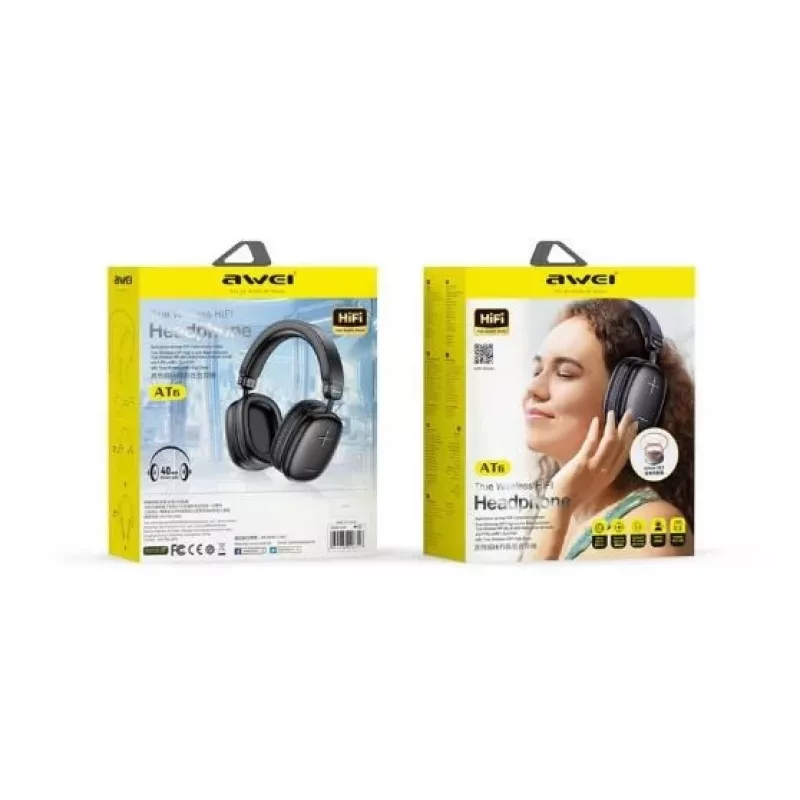 Słuchawki Awei AT6 Bluetooth nauszne