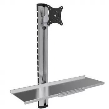 Uchwyt do monitora Techly ICA-PLW 01 68,6 cm (27 cali) ścienny srebrny