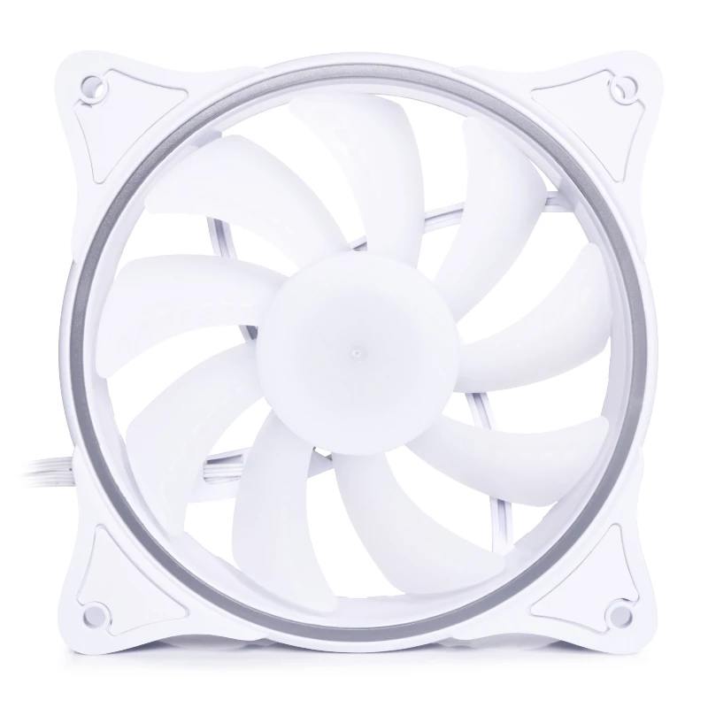 Alphacool Rise Aurora 120 mm wentylator obudowy ARGB - biały
