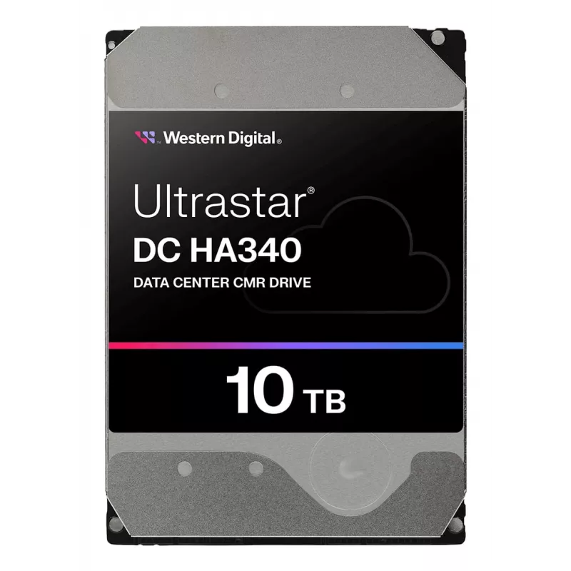 Dysk twardy wewnętrzny Western Digital 10 TB 3,5 cala Serial ATA Ultrastar DC HA340