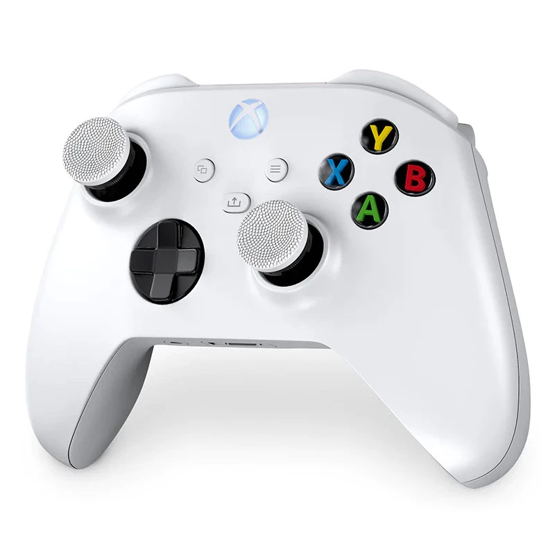 Nakładki na gałki analogowe kontrolera gamingowego STEELSERIES KontrolFreek Sports Clutch biały Czarny XBX, wysoka przyczepność, wydajność