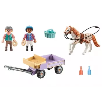 Playmobil 71496 Konie Wodospadu: Powóz kucyków
