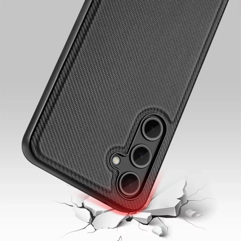 StyleShell NYLO, etui na telefon czarny, Samsung Galaxy A35 5G