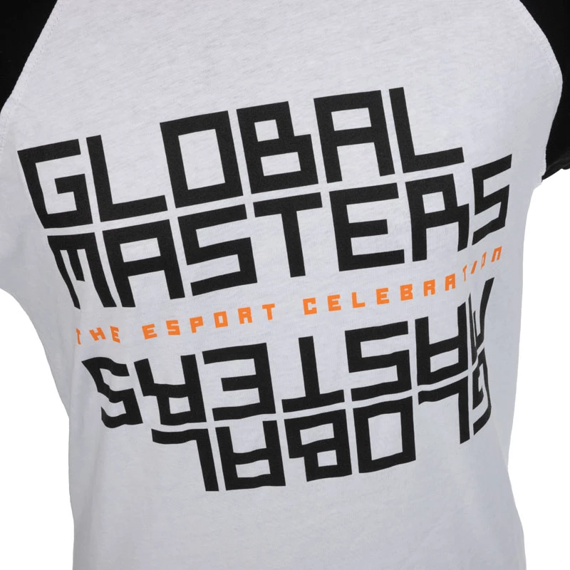 Global Masters T-Shirt GM Text - Biały (S)