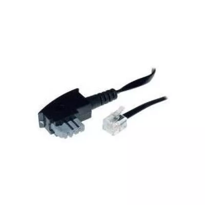 S/CONN 6m TAE-N – RJ 11 Czarny Przezroczysty ShiverPeaks