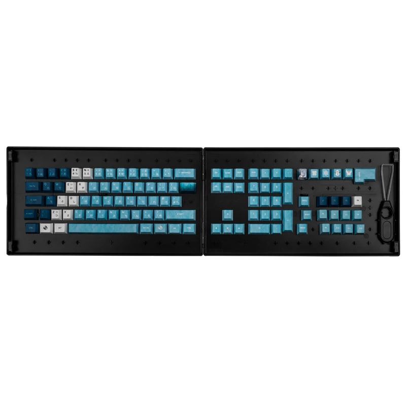 Zestaw keycapów Traitors YUKI ONNA (układ UK) — designerskie keycapy do klawiatur mechanicznych