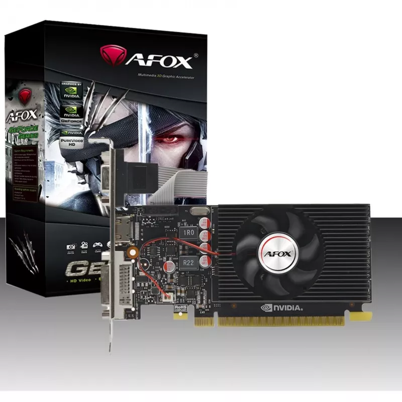 Karta graficzna AFOX AF240-1024D3L2 — NVIDIA GeForce GT 240, 1 GB GDDR3, 128-bit, PCIe 2.0
