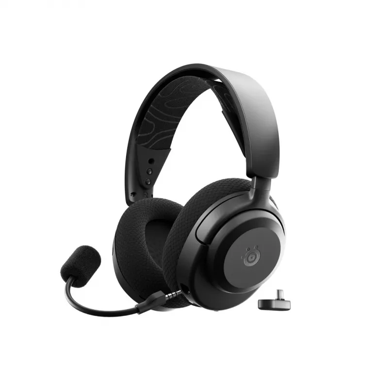 Zestaw słuchawkowy STEELSERIES Arctis Nova 3X Wireless Bluetooth — wokółuszny, pałąk nagłowny, 20–22000 Hz, 260 g