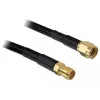 Kabel koncentryczny DeLOCK 2m RP-SMA CFD200 Czarny