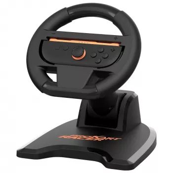 Kierownica wyścigowa SUBSONIC SA5727-1 dla Nintendo Switch — regulowana czułość, design Kart Racer