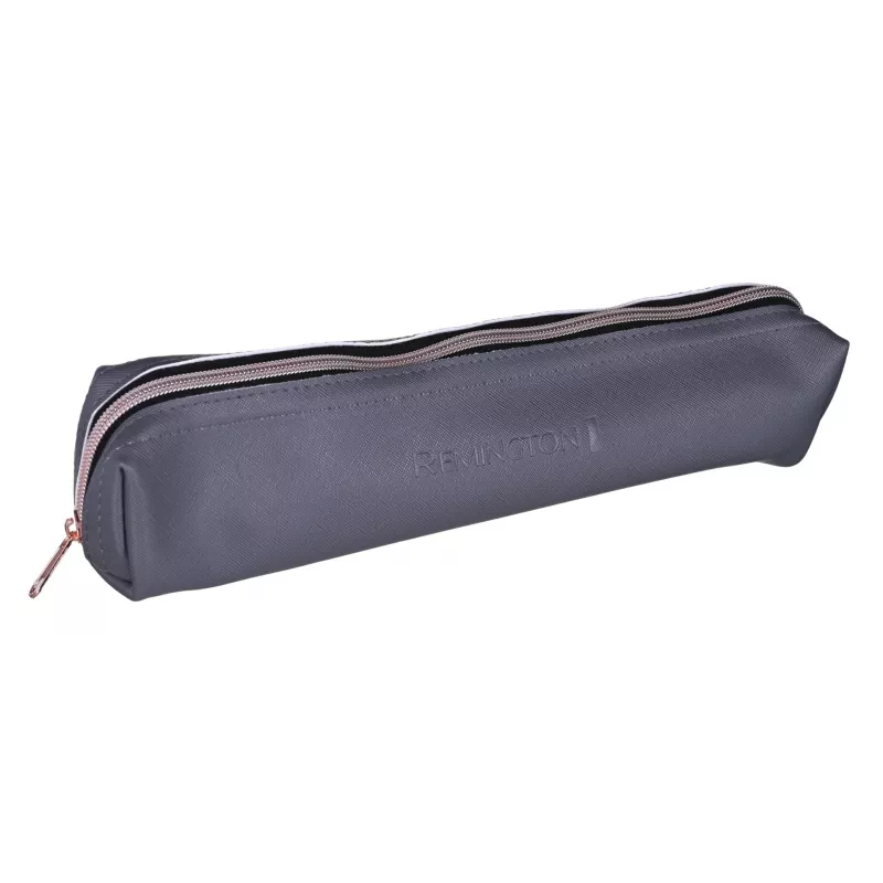 Prostownica Remington S8598 Warm Czarny szary — płytki ceramiczne 11 cm, 5 poziomów temperatury, 160–230°C, przewód 3 m, etui