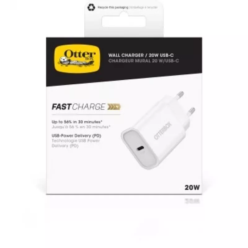 Ładowarka sieciowa OTTERBOX 78-81340 20W USB‑C (USB‑PD) Biała