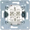 Moduł przełącznika ściennego JUNG 505 U 1P, 1-biegunowy 10 A, 250 V — Metaliczna biel