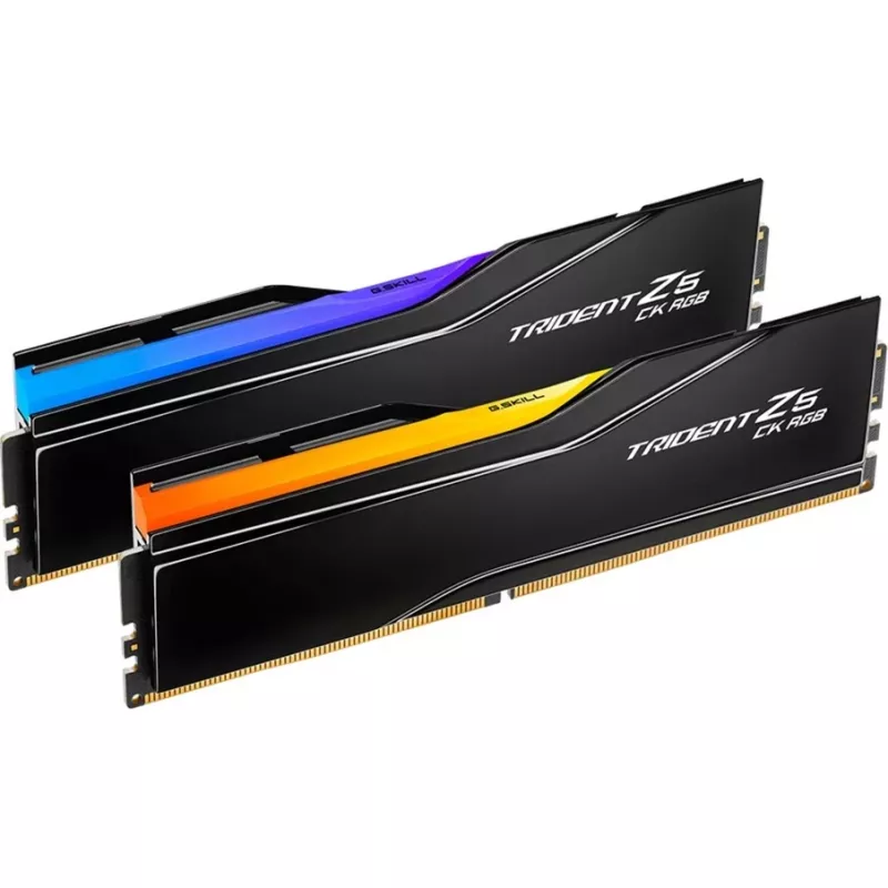 G.Skill DIMM 48 GB DDR5-8200 (2x 24 GB) Dual-Kit (schwarz, F5-8200C4052G24GX2-TZ5CRK, Trident Z5 CK RGB, INTEL XMP, AMD EXPO)