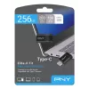 Pendrive PNY Elite-X 256 GB USB Type-C 3.2 Gen 1 (odczyt 200 MB/s, zapis 100 MB/s) czarny