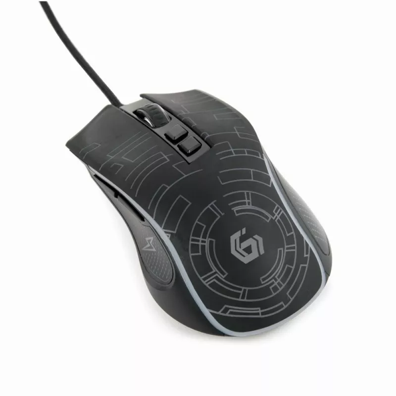 Mysz Gembird MUSG-RGB-01 dla praworęcznych USB Type-A 3600 DPI