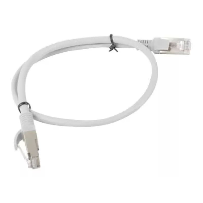 Kabel sieciowy Lanberg PCU6-10CC-0050-S RJ-45 Cat6 0,5 m szary