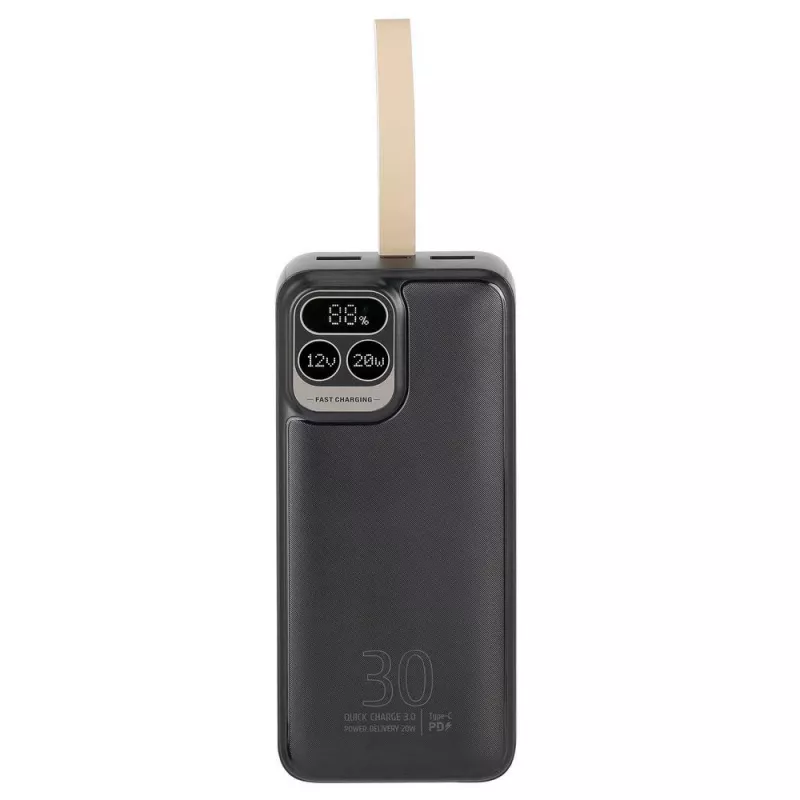 Rivacase VA2585 Power Bank 30000 mAh 20W, czarny
