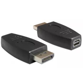 DeLOCK - Adapter DisplayPort - DisplayPort (M) na Mini DisplayPort (W) - Czarny