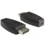 DeLOCK - Adapter DisplayPort - DisplayPort (M) na Mini DisplayPort (W) - Czarny