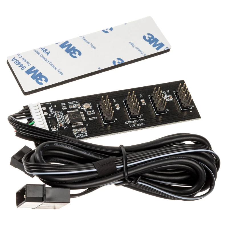 Karta huba USB Kolink USB 2.0 z kablem USB 60 cm i Molex