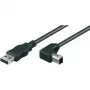 Wentronic Goobay Kabel USB 2.0 Hi-Speed, czarny, 1 m - wtyk USB 2.0 (typ A) > wtyk USB 2.0 (typ B) (93017)