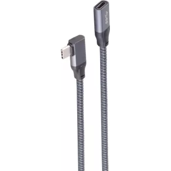 ShiverPeaks SHVP BS13-56020 - kabel USB 3.2 90° wtyk C do gniazda 1,0 m - Kabel - Cyfrowy/Dane (BS13-56020)