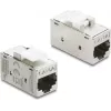 DELOCK Złącze Keystone RJ45 Cat.6A metalowe, niebieski na niebieski