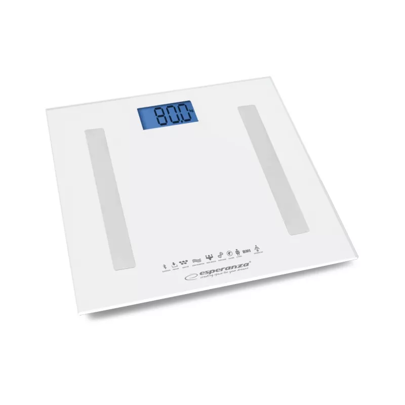 Waga osobista Esperanza EBS016W Square White Elektroniczna waga osobista