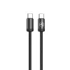 Kabel USB-C Tellur TLL155791, 1 m, 3A, czarny