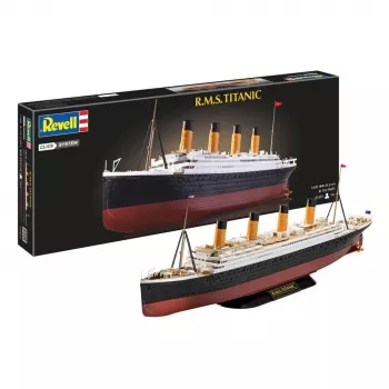 Plastikowy model statku RMS Titanic EC Wielokolorowy 1:600