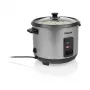 Urządzenie do gotowania ryżu Tristar RK-6147 — 1,5 l, 500 W, czarno-srebrny