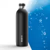 Butelka do gazowania BRITA 650 ml, stal nierdzewna, czarna, można myć w zmywarce