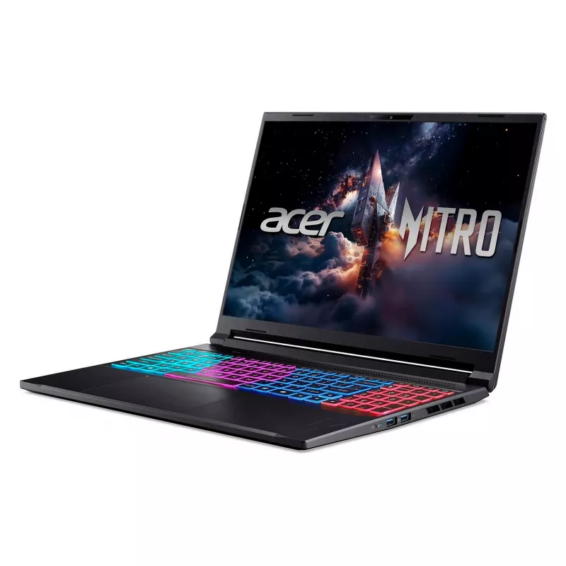 Laptop Acer Nitro V 16S ANV16S-71-708Y — Intel Core 7 240H, 16 cali WUXGA, 16 GB DDR5, 1 TB SSD, Windows 11 Home, Czarny