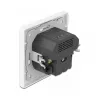 DeLOCK 11489 Gniazdo sieciowe CEE 7/3 + USB biały 250V 16A